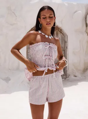 Luxury Core Ventilation Panels Saskea Shorts Pink