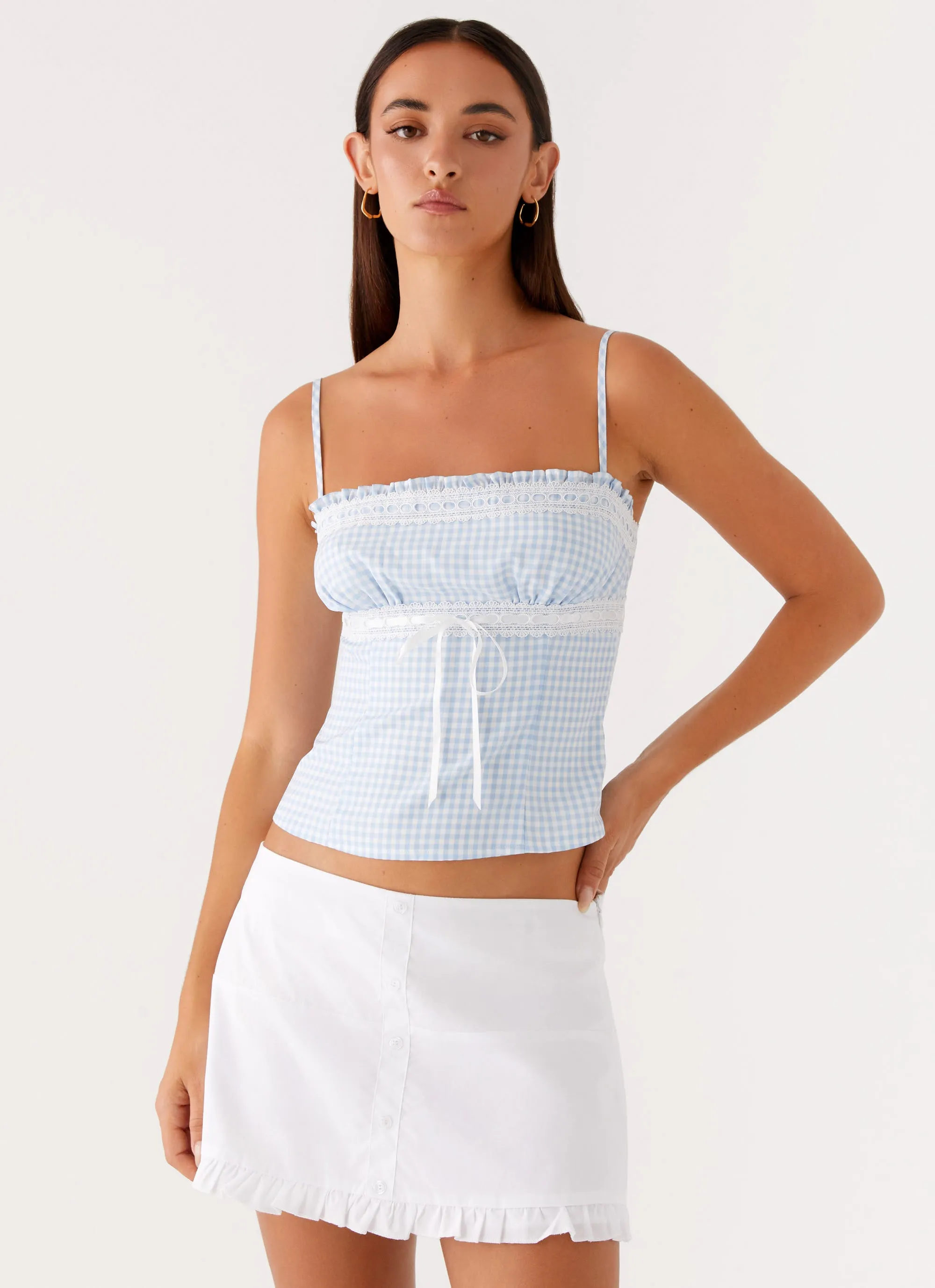 Bristol Mini Skirt - White Lounge Feel
