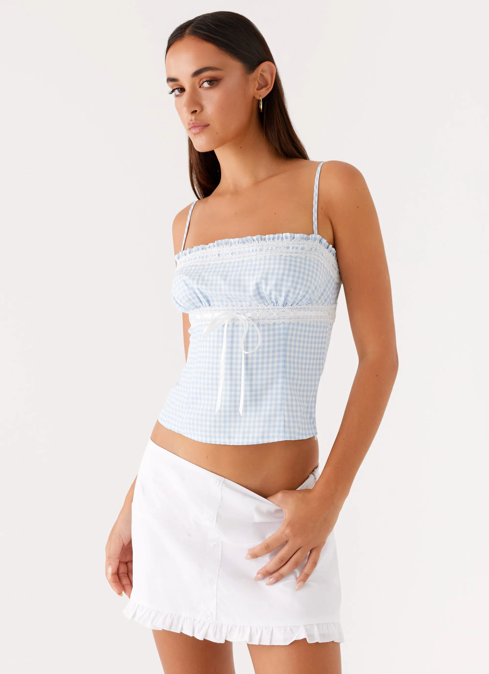 Fashionable event gown Bold Touch Bristol Mini Skirt - White