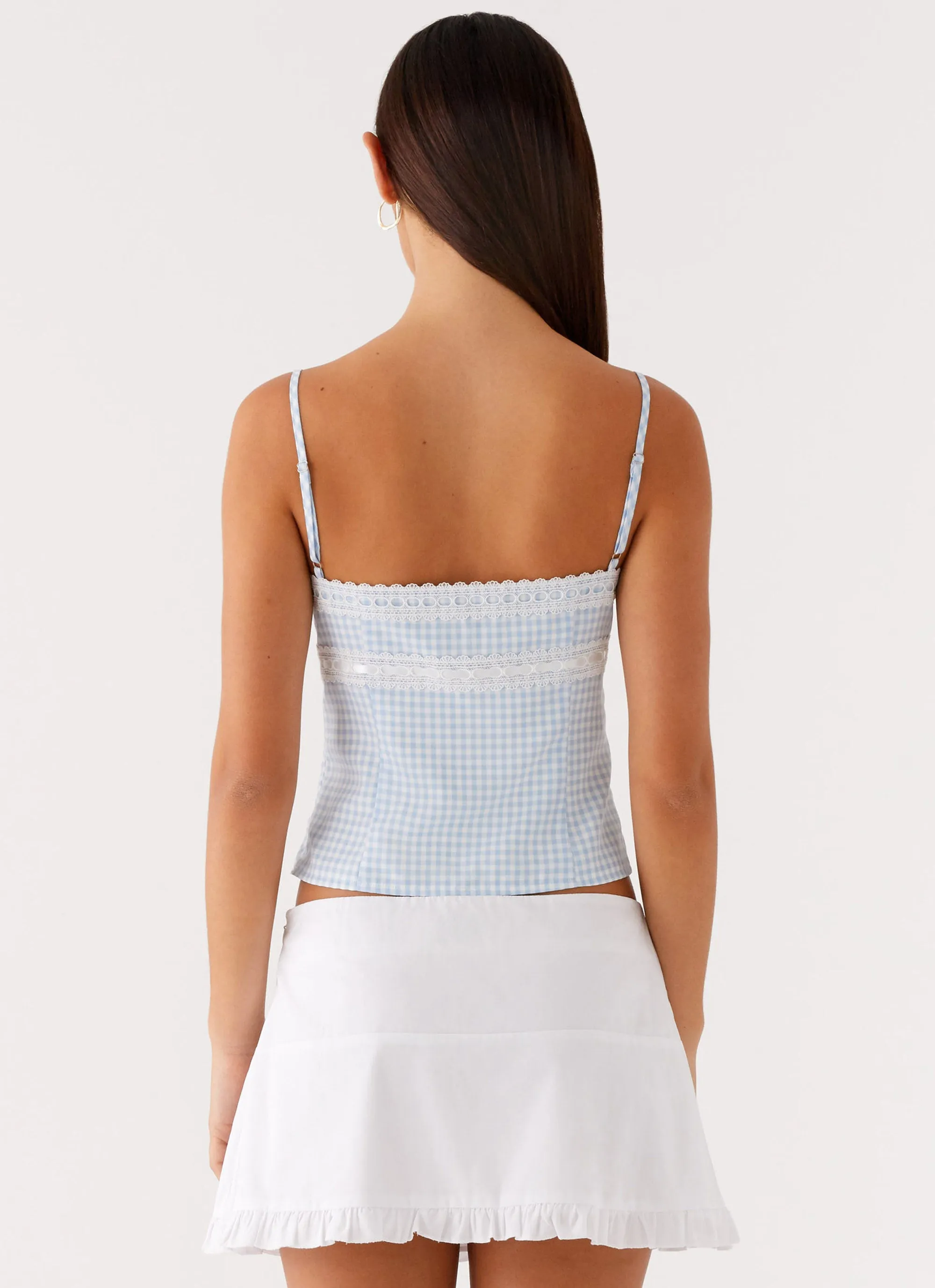 Bristol Mini Skirt - White Flared shape