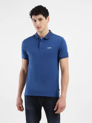 Men's Solid Polo T-shirt Layered Look