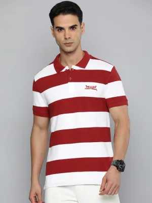 Club Event Men's Striped Polo T-shirt