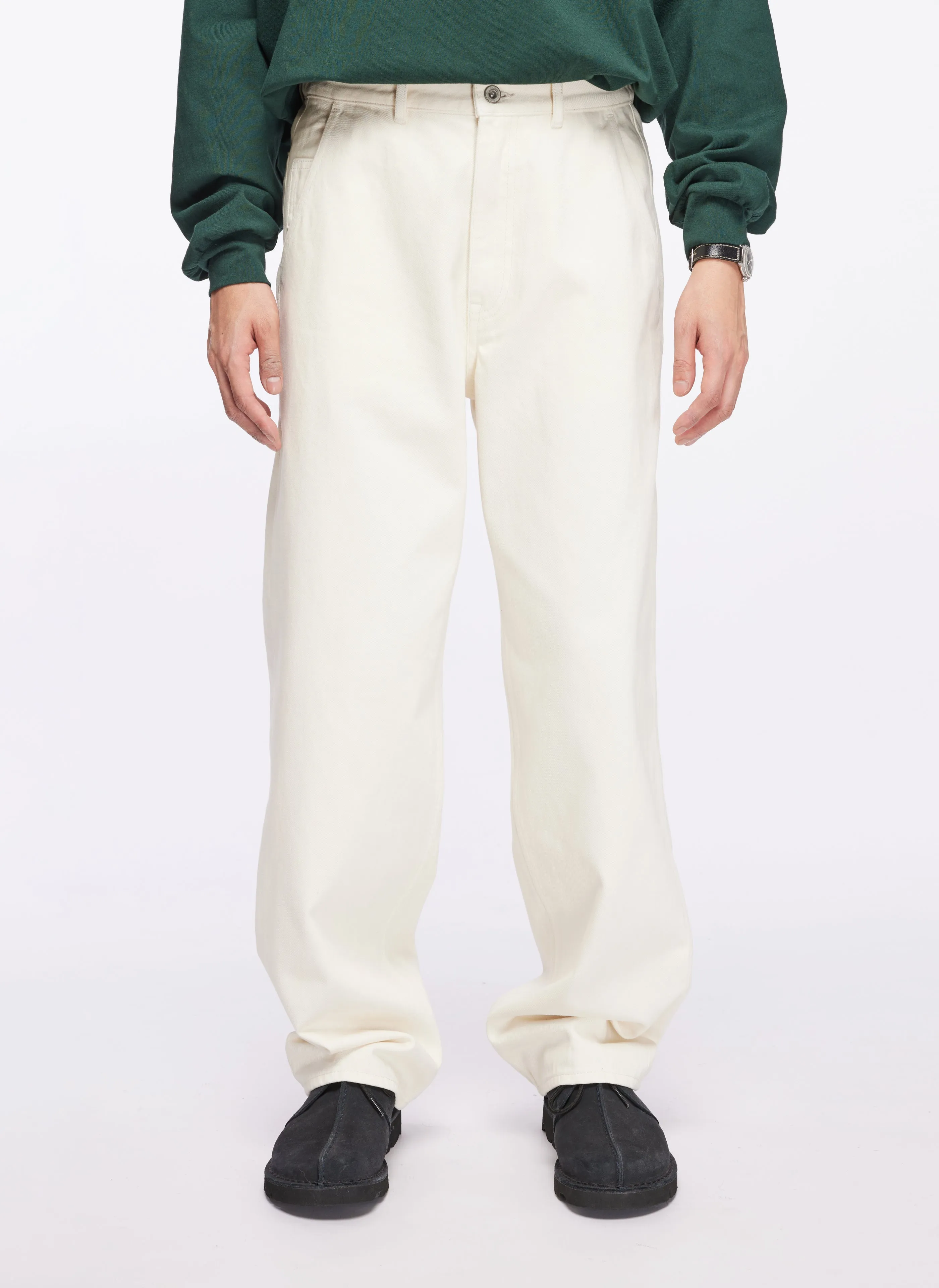 Sharp Line 15oz Cotton Denim Worker Jeans