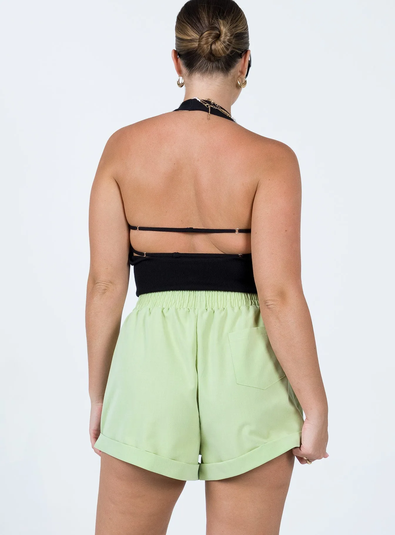 Sestra Shorts Green NoSlipWaistband