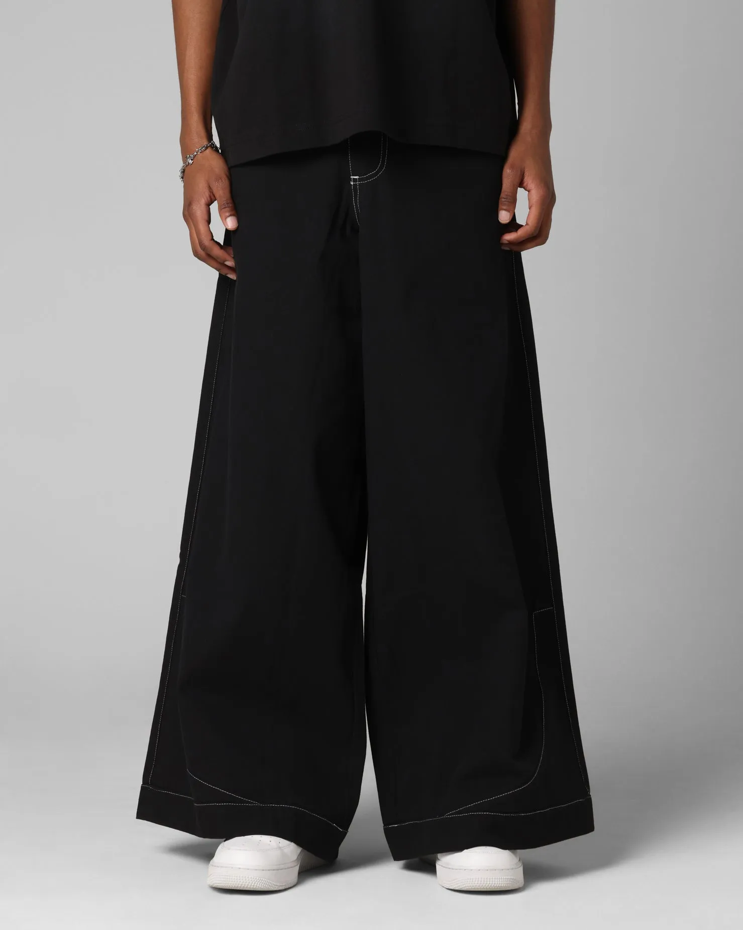 Loiter F-22 Raver Jeans Black Affordable Unisex Wear