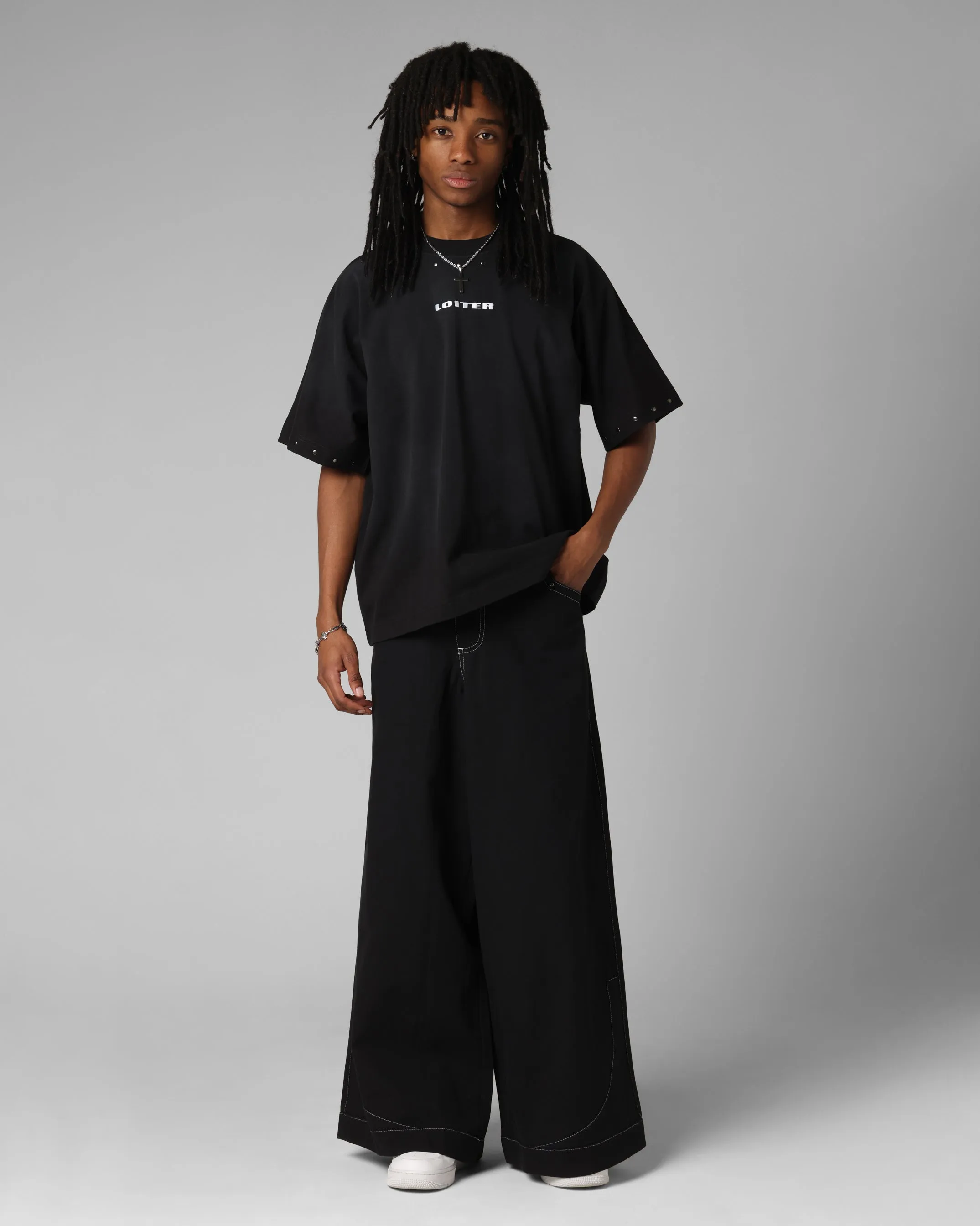 Comfy Touch Comfort Wear Loiter F-22 Raver Jeans Black