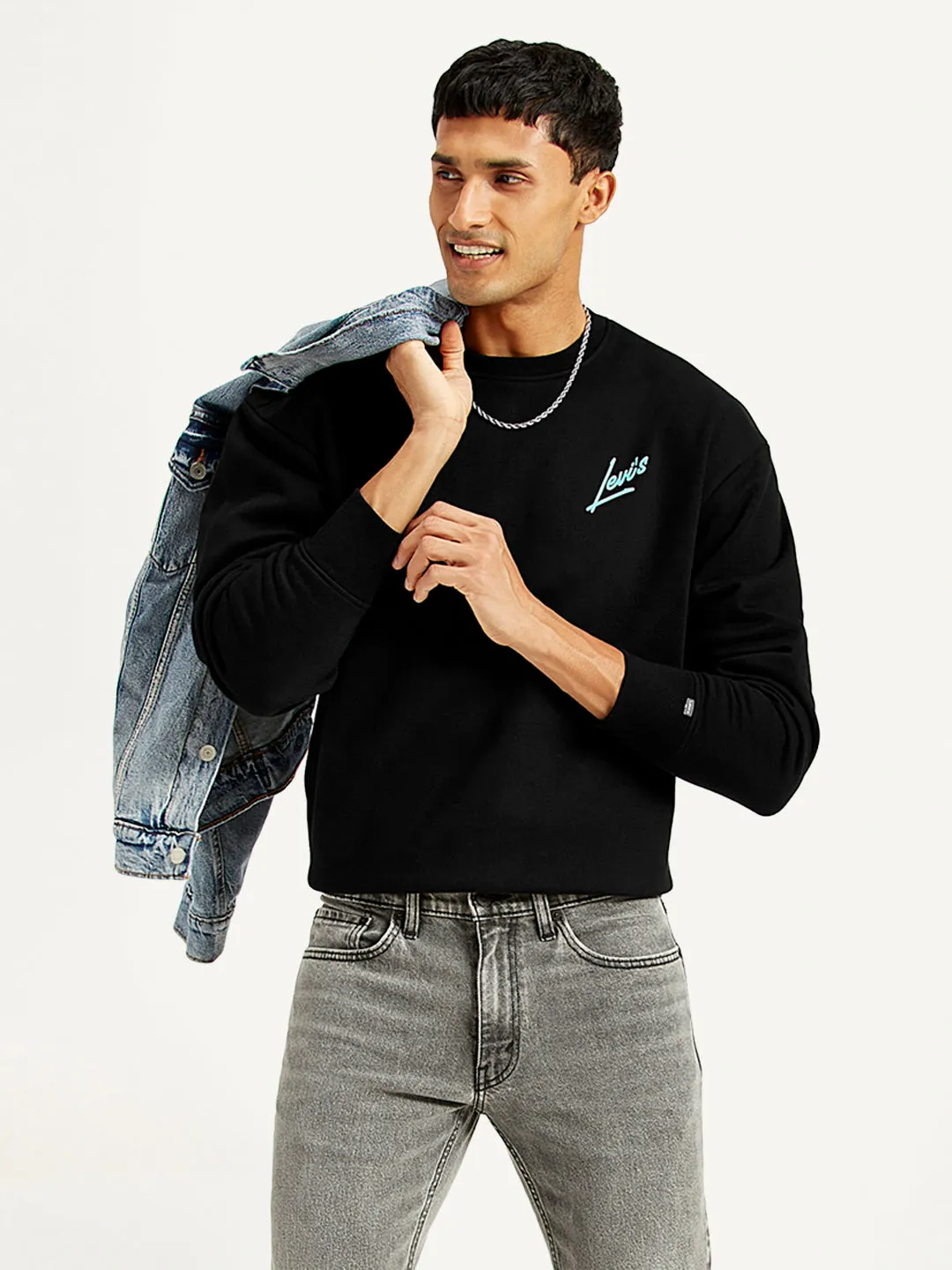 Men's Graphic Print Relaxed Fit Sweatshirt Value Pack Seamless Shoulder