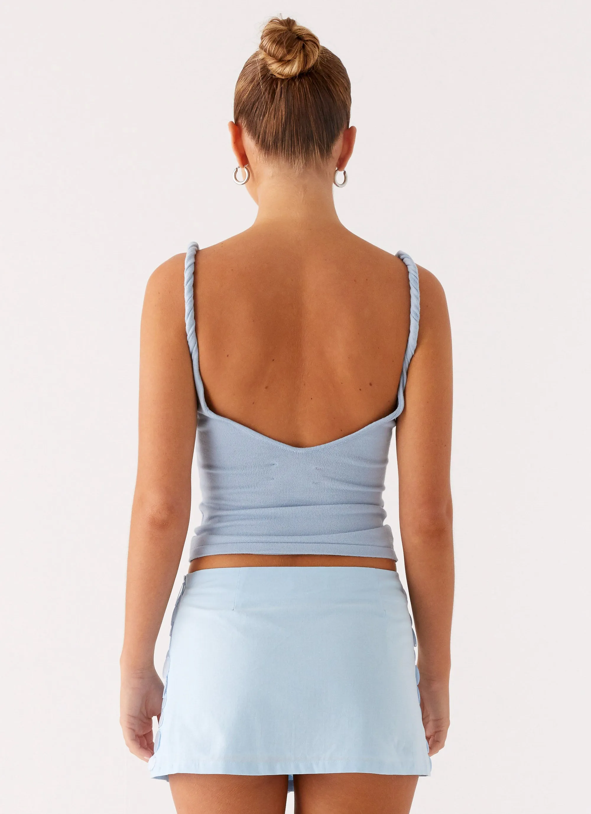 Movie Star Mini Skirt - Blue Bold Touches