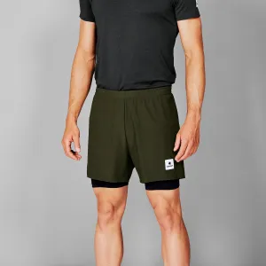 2 in 1 Pace Shorts 5'' clean look