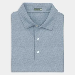 Performance Pique Polo Unstructured Hem Compact Knit Structure