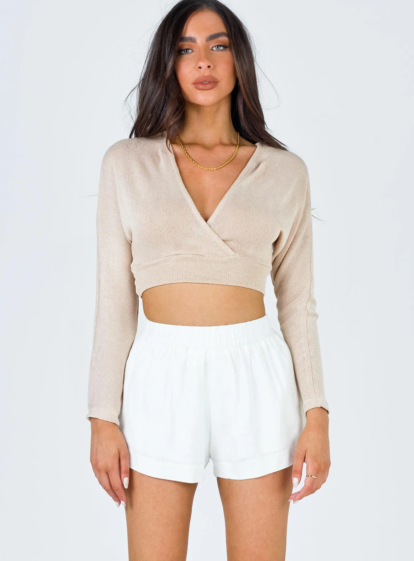 Heavy Silk DurableReinforcedElbow Beach House Shorts White