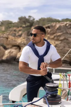 Athletic Fit T-Shirt in White Breathable Fit