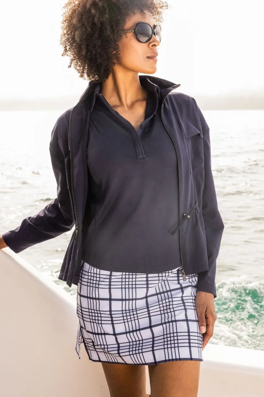 Lounge Outfit Chic and Elegant Aye Aye Captain Skort