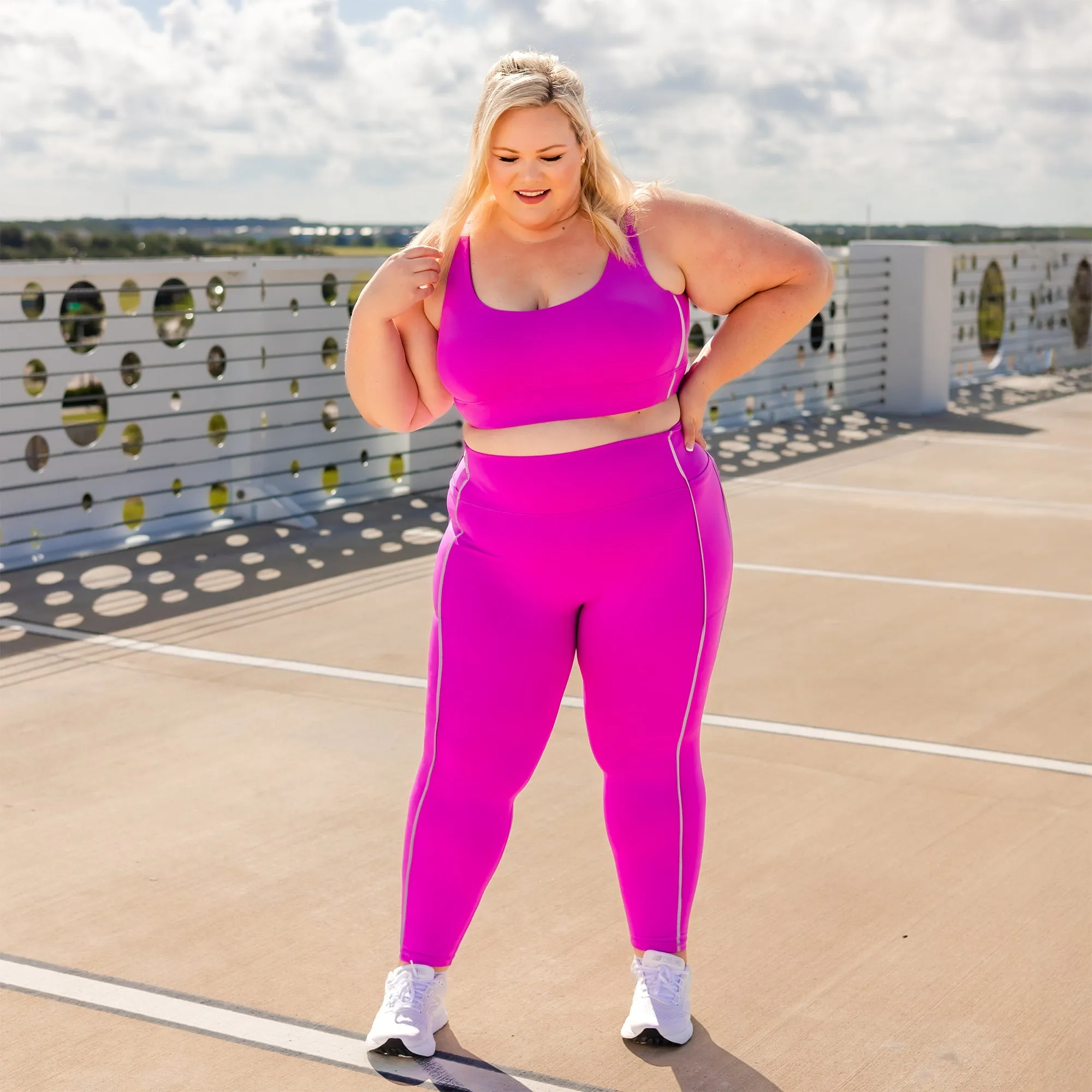 No Pilling Electric Berry Leggings