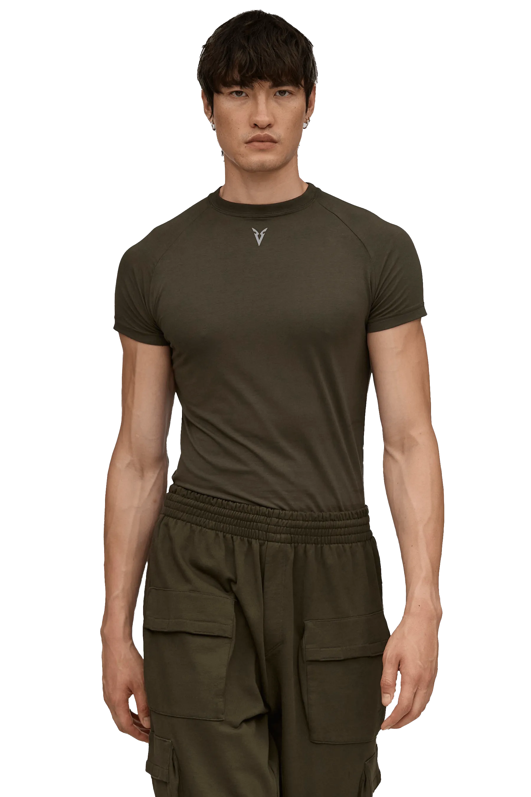 Contoured Shape T-SHIRT - Khaki Sunny Day