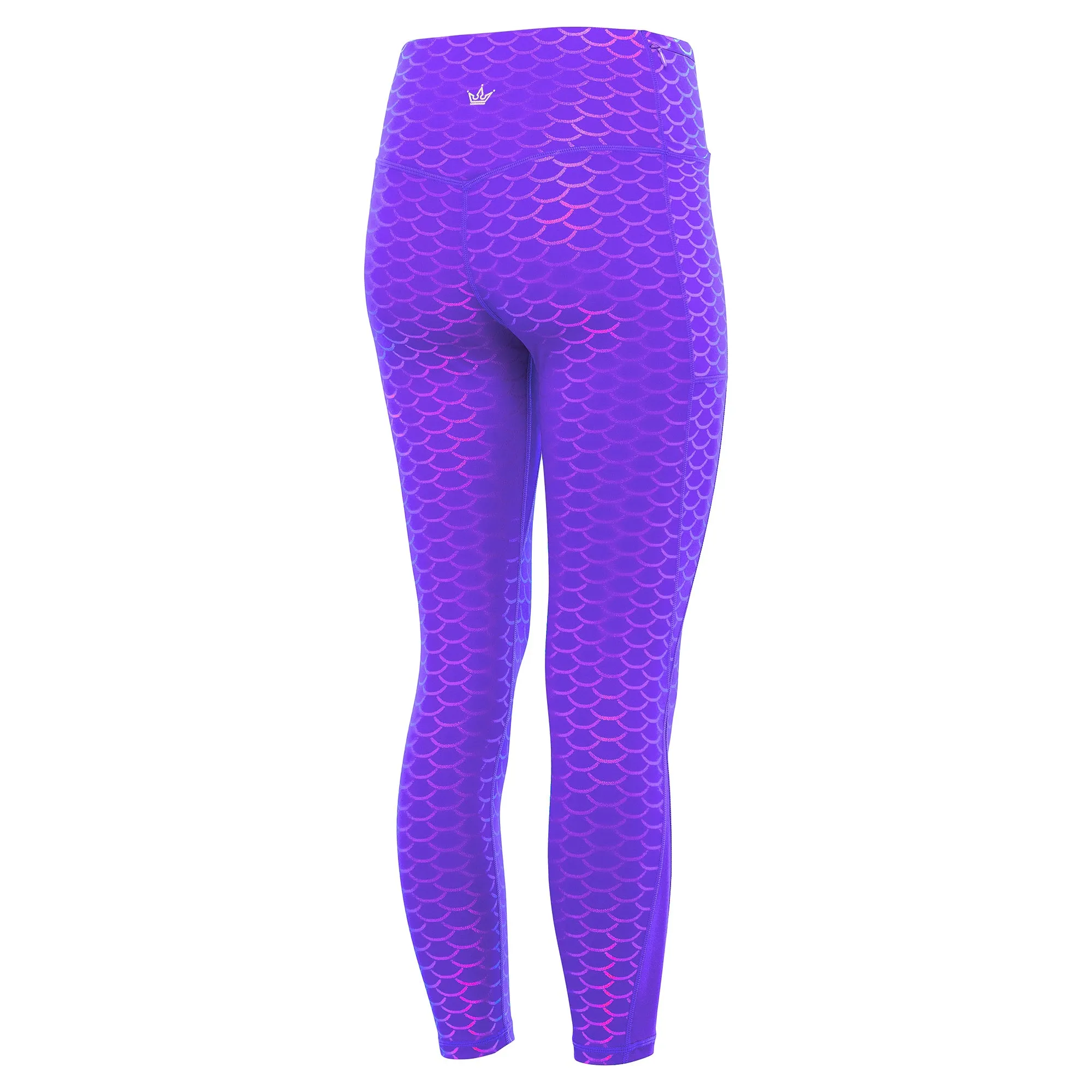 Mermaid Princess Leggings - Purple Tall Fit Weekend Trip