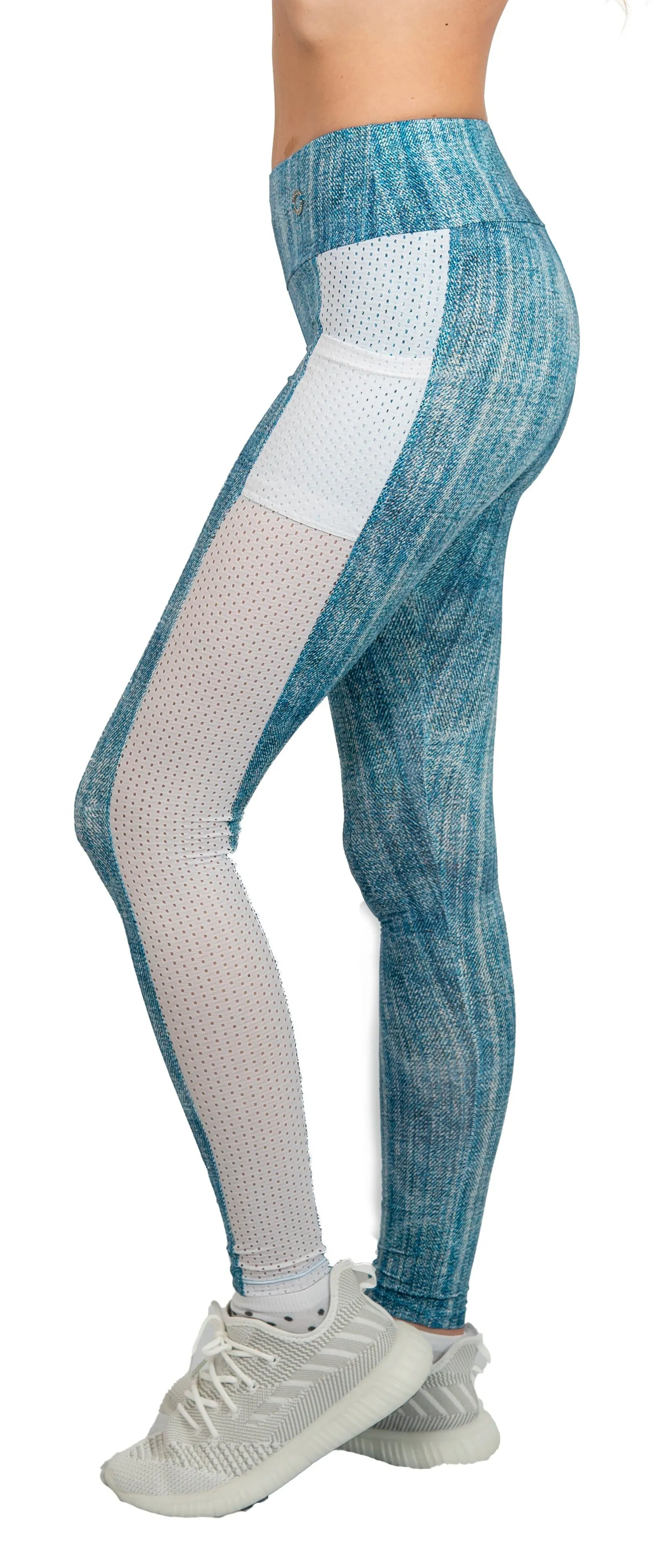 Denim Player Legging Dance Practice Loose Fit Power Move