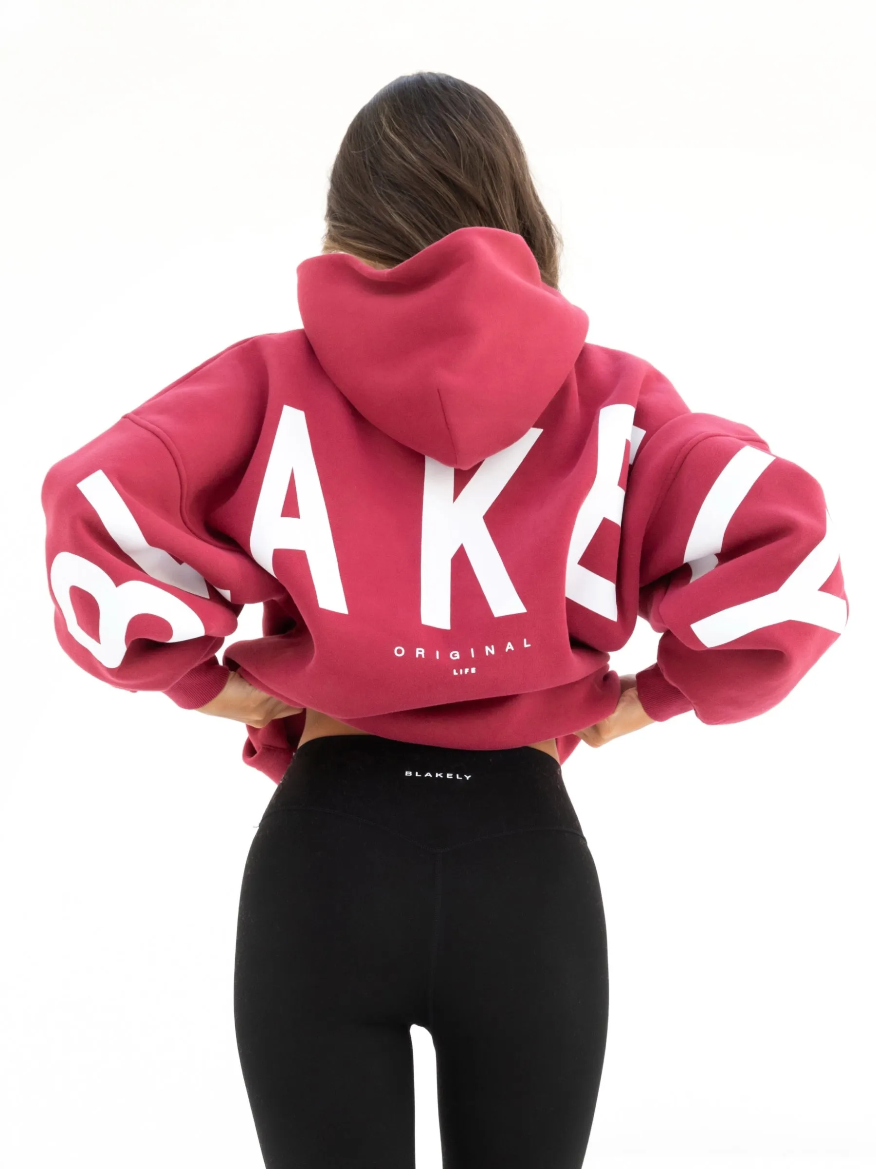 Layering Piece Isabel Oversized Hoodie - Deep Pink