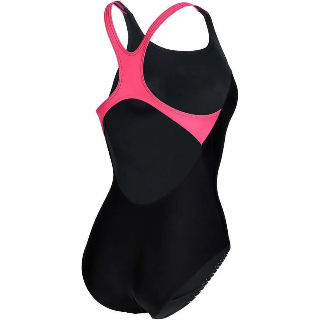 Hydrodynamic Cut Arena Graphic Pro Back Womens Swimsuit - Black