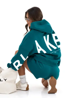 Cinco de Mayo wear Isabel Oversized Hoodie - Storm Teal