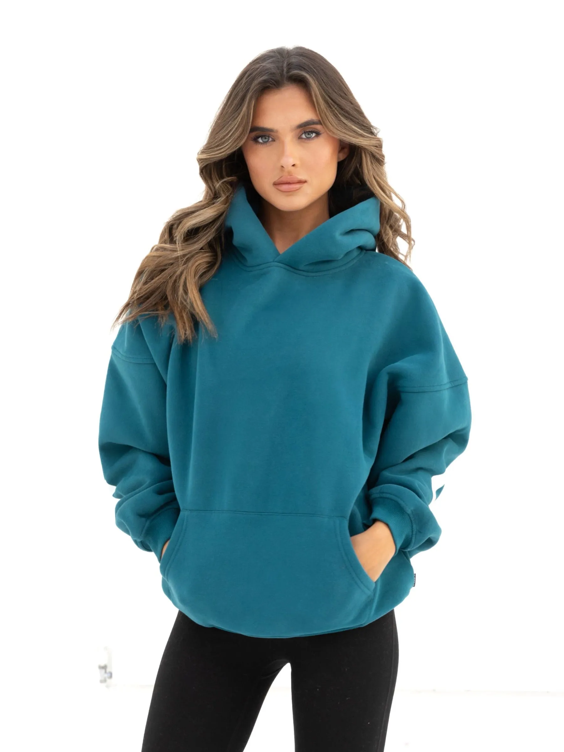 Street Cool Street Mood Isabel Oversized Hoodie - Storm Teal