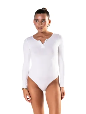 Seamless Long Sleeve Thong Bodysuit Urban Charming