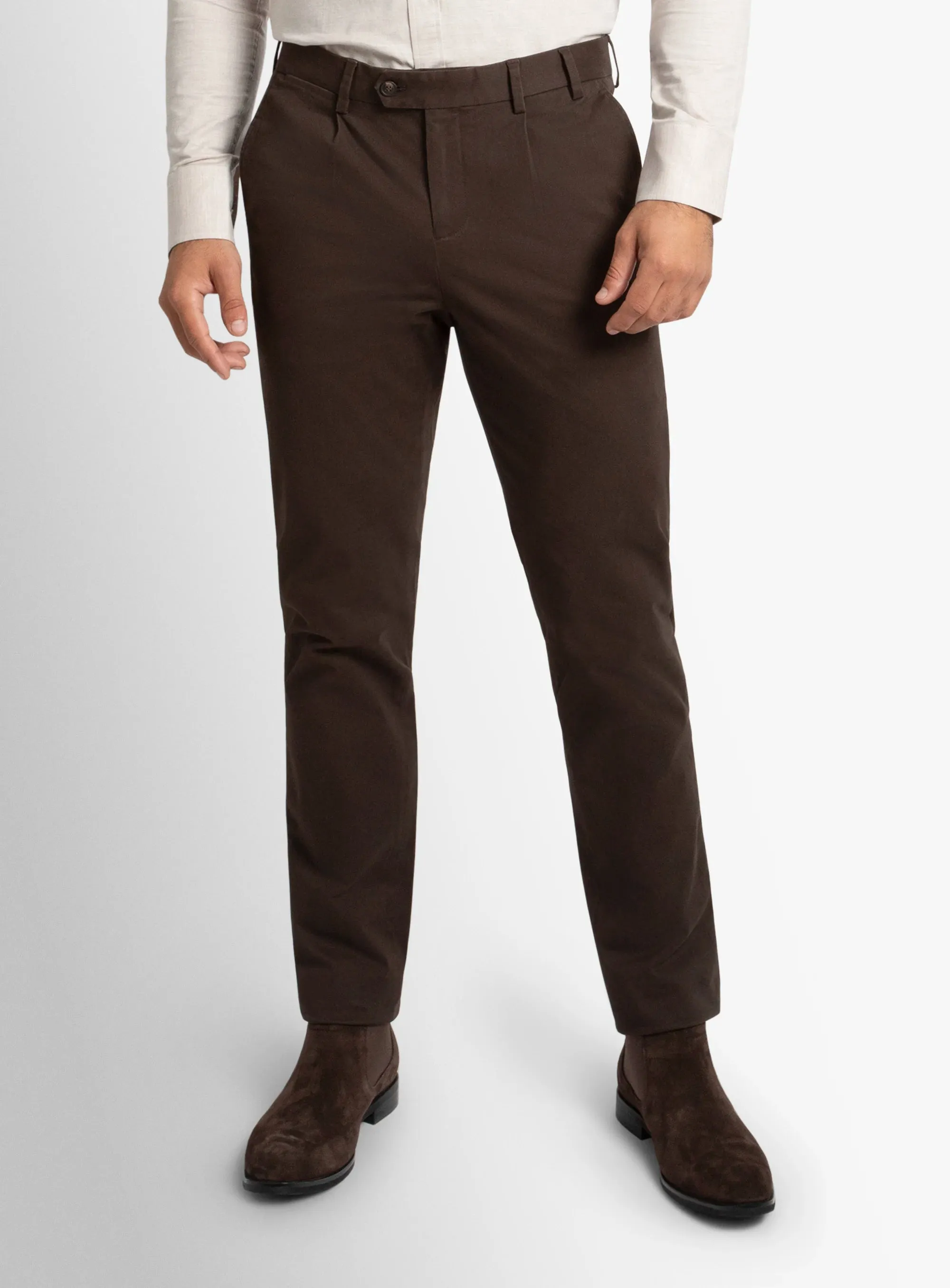 Breathable Layer Carmine Espresso Brown Chino Pants