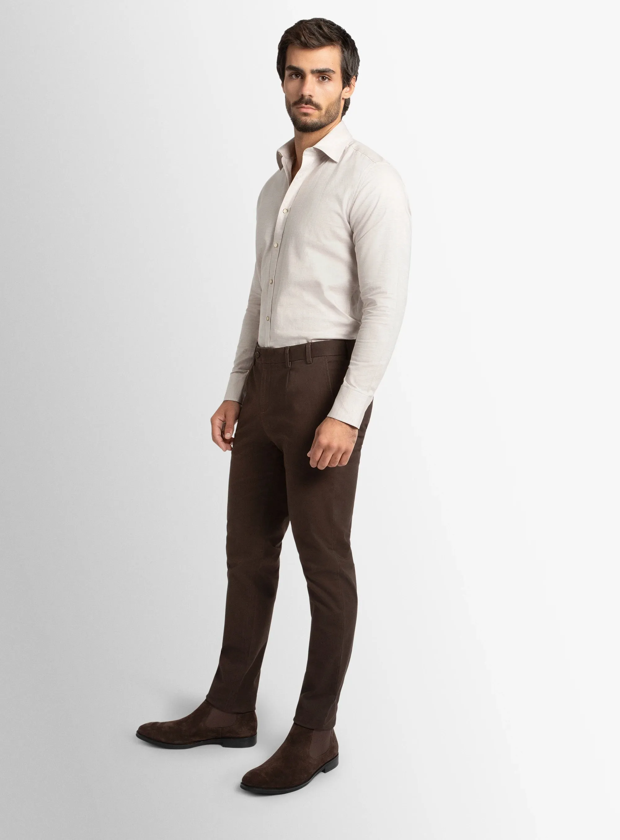 NonRestrictiveCut Carmine Espresso Brown Chino Pants