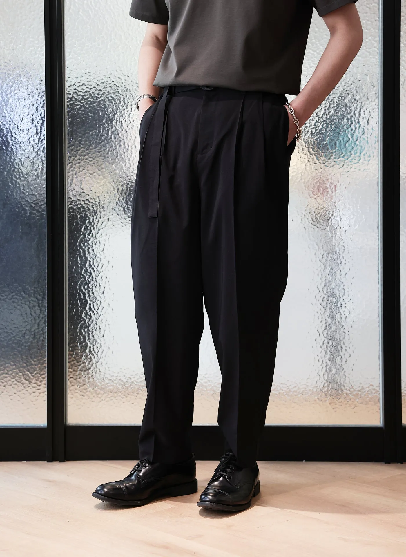 Solotex Wide Tapered Pants (P-12) FoldableDesign