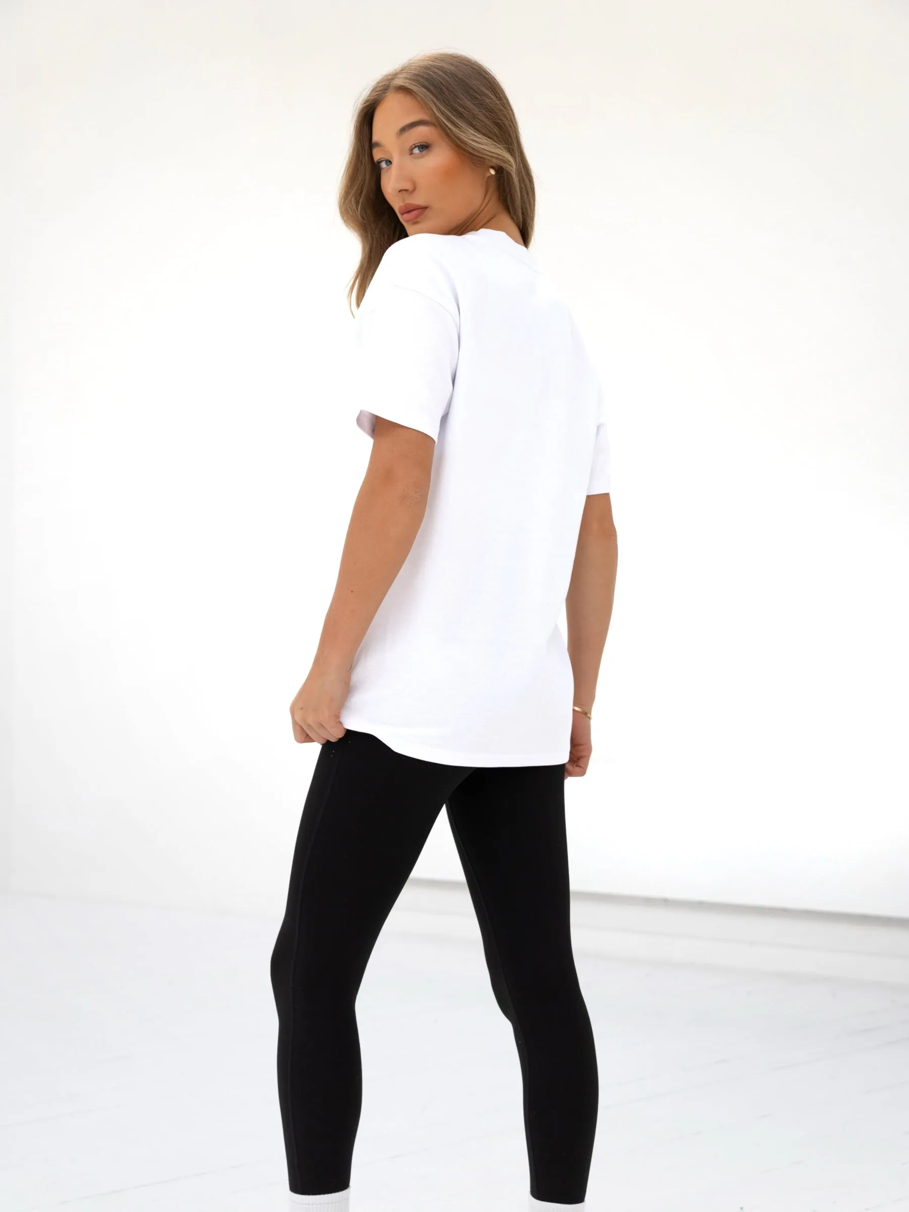 Comfortable Casual Sami Oversized T-Shirt - White