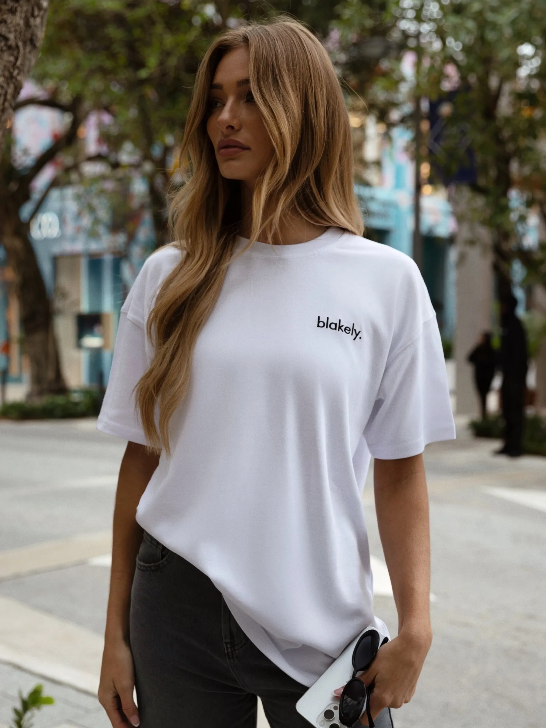 harmonious Vegan Sami Oversized T-Shirt - White