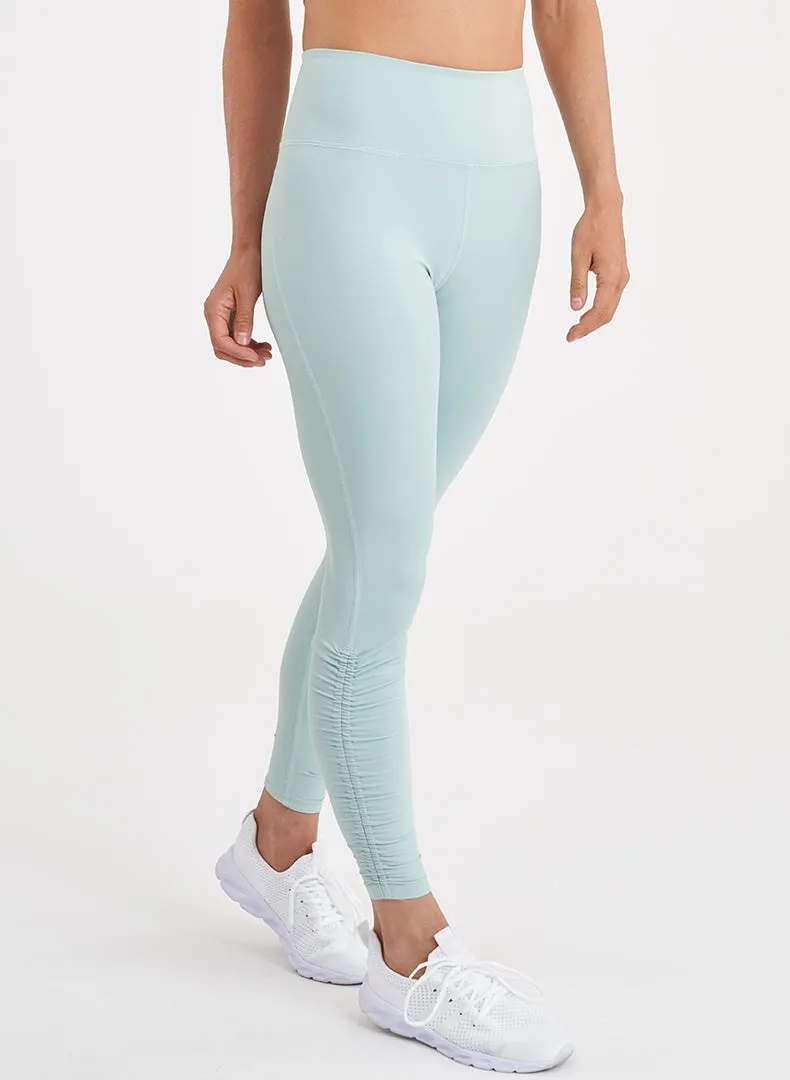 Sheen Shirred 7/8 Legging - FINAL SALE Seamless Design Holiday Outfit Comfortable Design