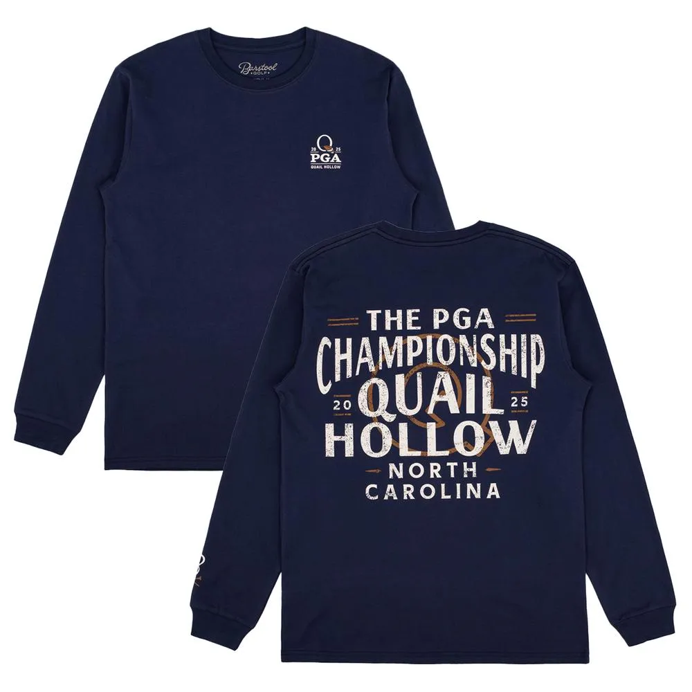 Everyday apparel Zip Up Barstool Golf x PGA Championship Long Sleeve Tee