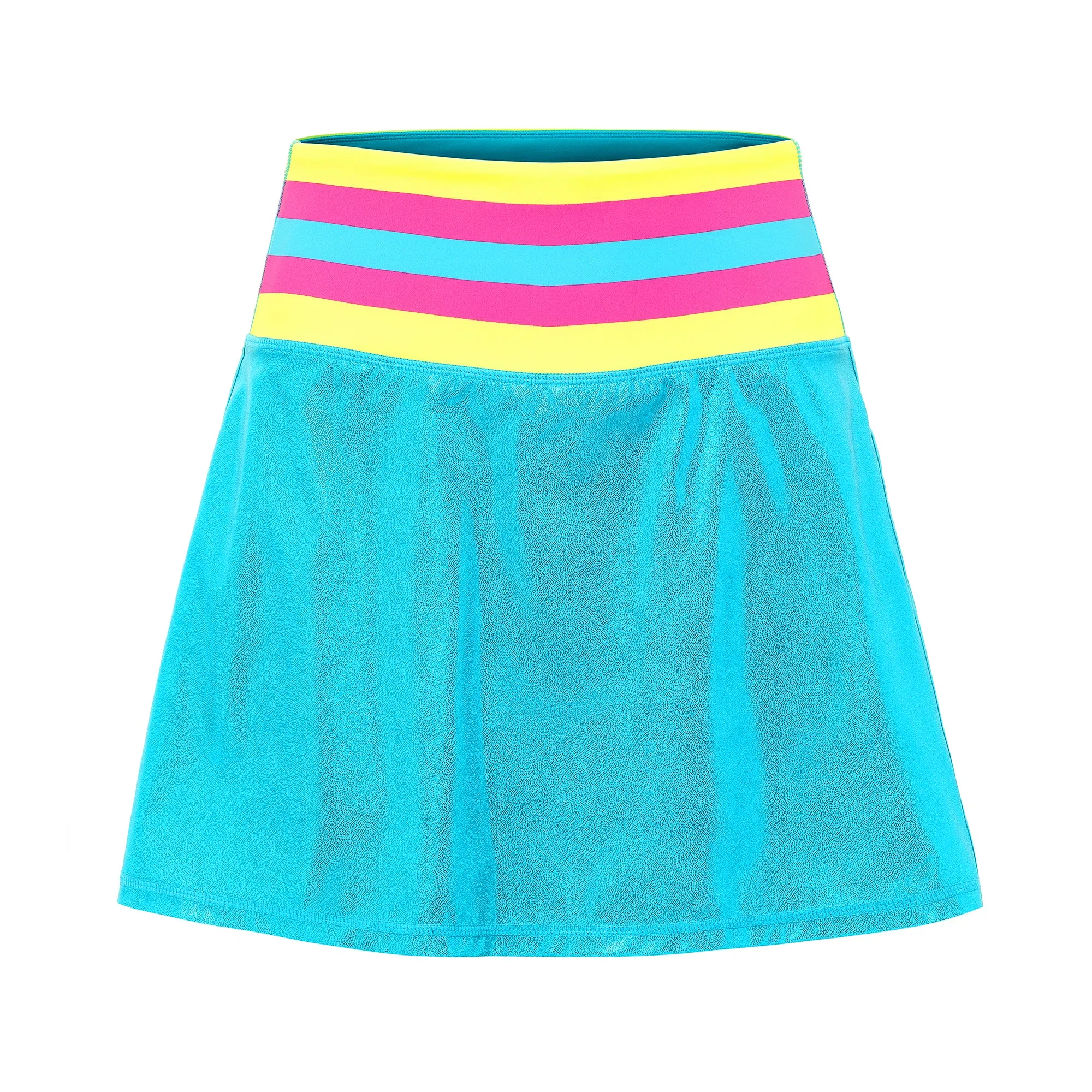 Luxe Wear Barbara Girl Athletic Skort - Blue