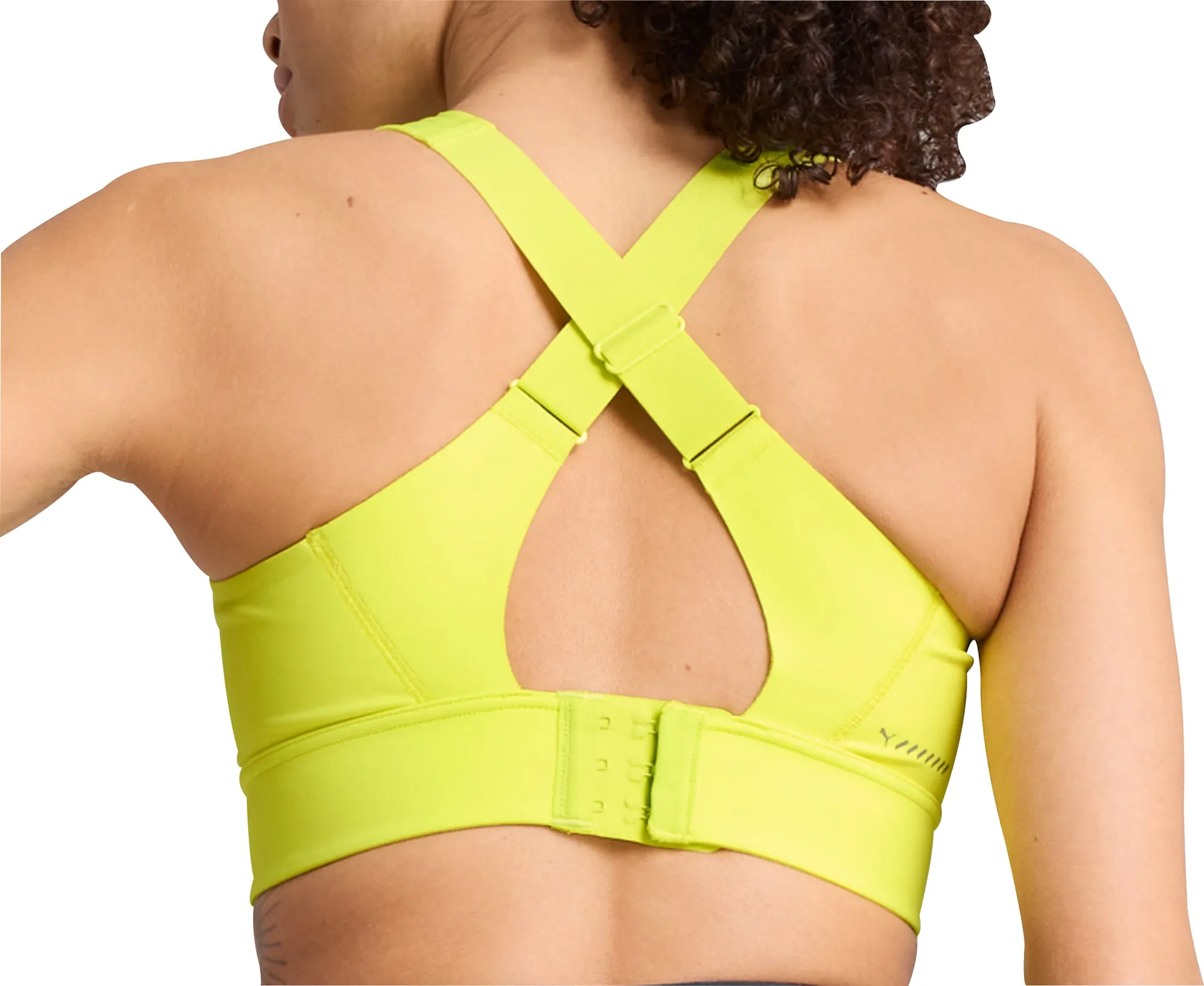 Versatile Comfort Puma PWRbreathe Womens Running Sports Bra - Yellow