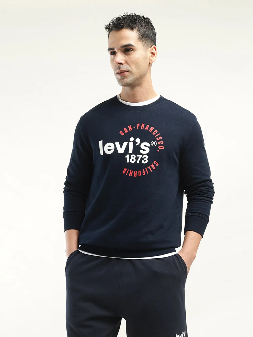 LGBTQ  fashion Men's Graphic Print Crew Neck Sweatshirt