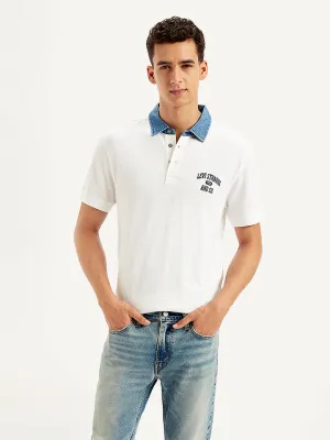 MoistureManagement System Men's Solid Slim Fit Polo T-Shirt