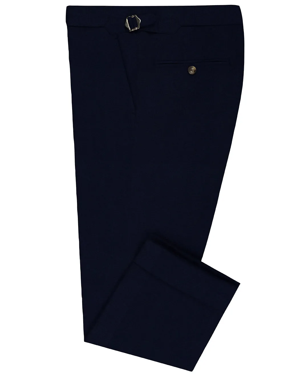 VBC 100% Wool: Navy Flannel LowProfileTopstitching Reinforced Knees