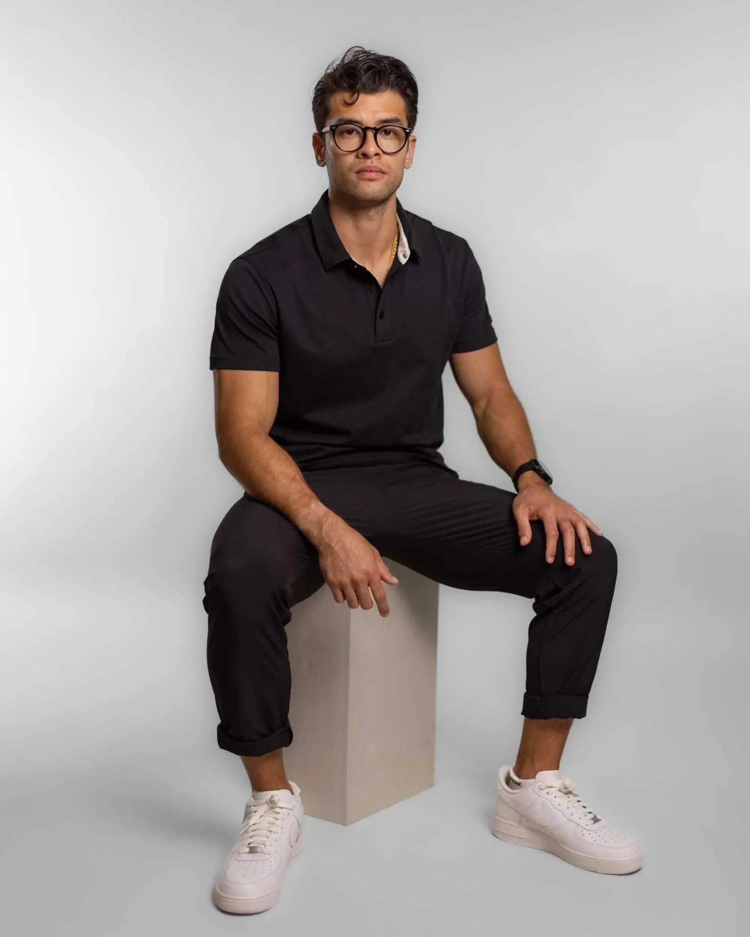 [AIRLOOM] Rover Pull On Pant - Black Effortless Comfort Anti Snag Fabric