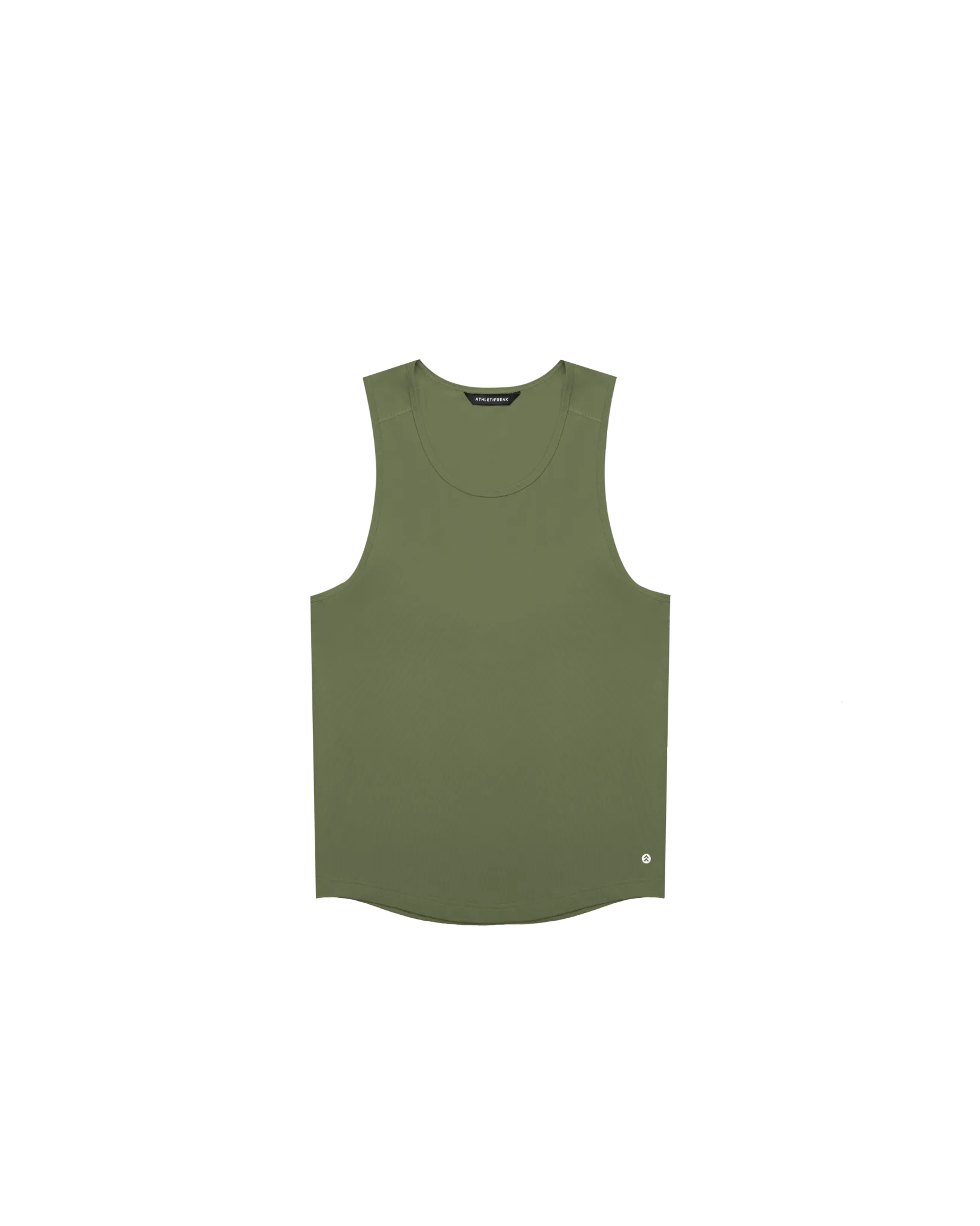 Ribbed collar Stay Flexible [INFINITECH] Training Tank - Olive
