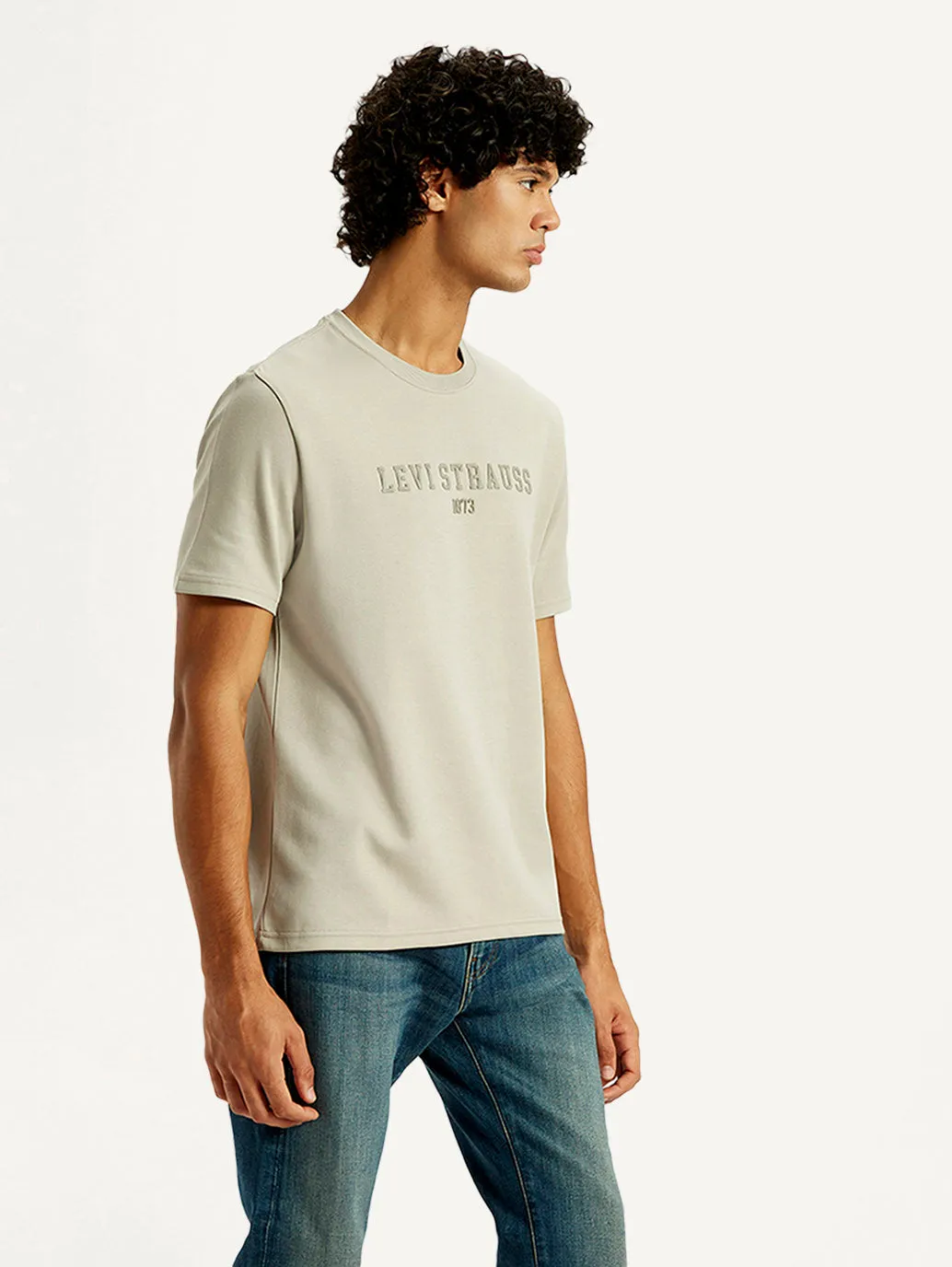 Men's Typography Regular Fit T-Shirt countryside drive Armadillo like
