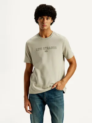 YKK Zipper Antelope like Men's Typography Regular Fit T-Shirt