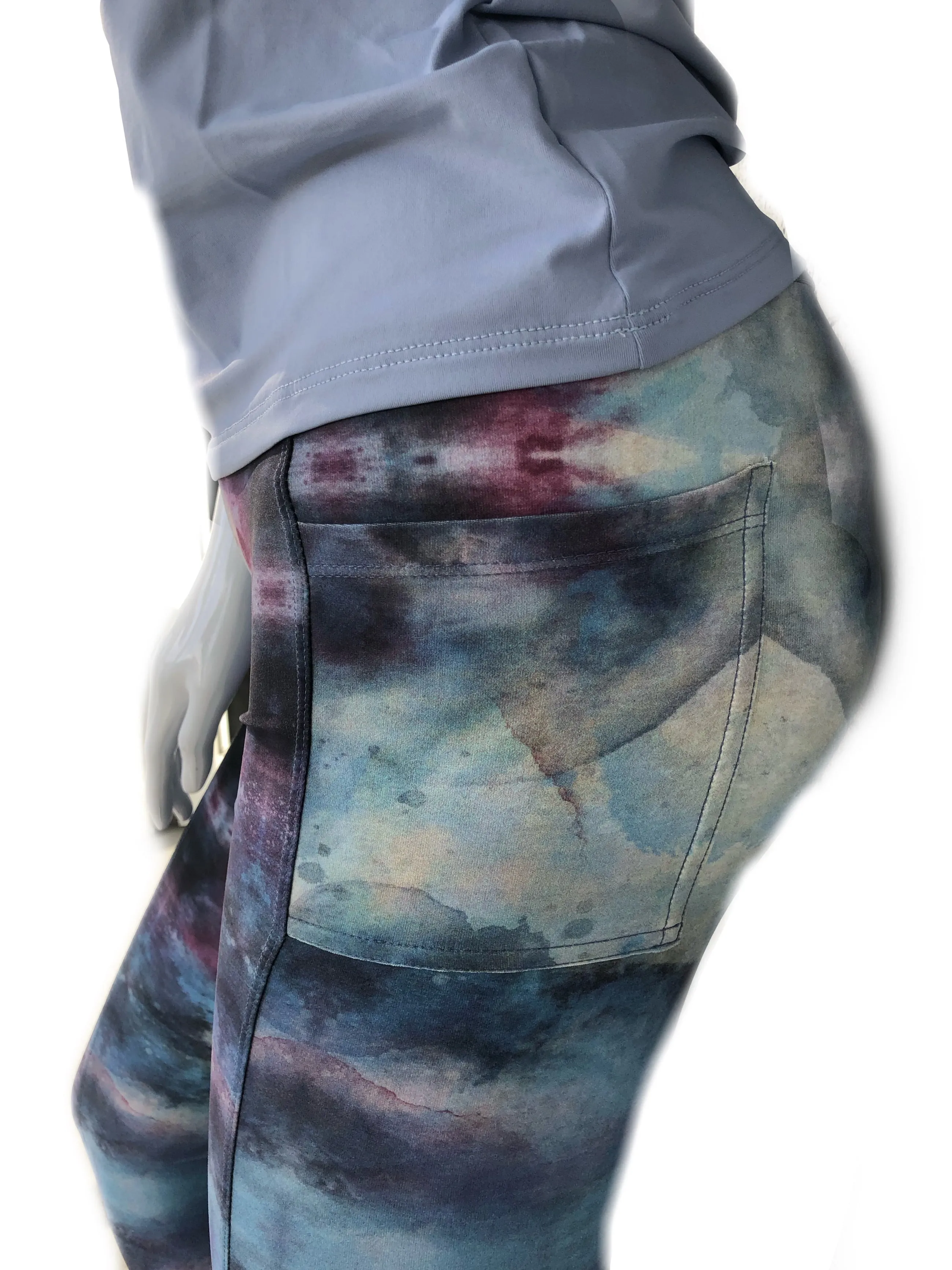 Galaxy Water Full Legging City Walk Skin Friendly