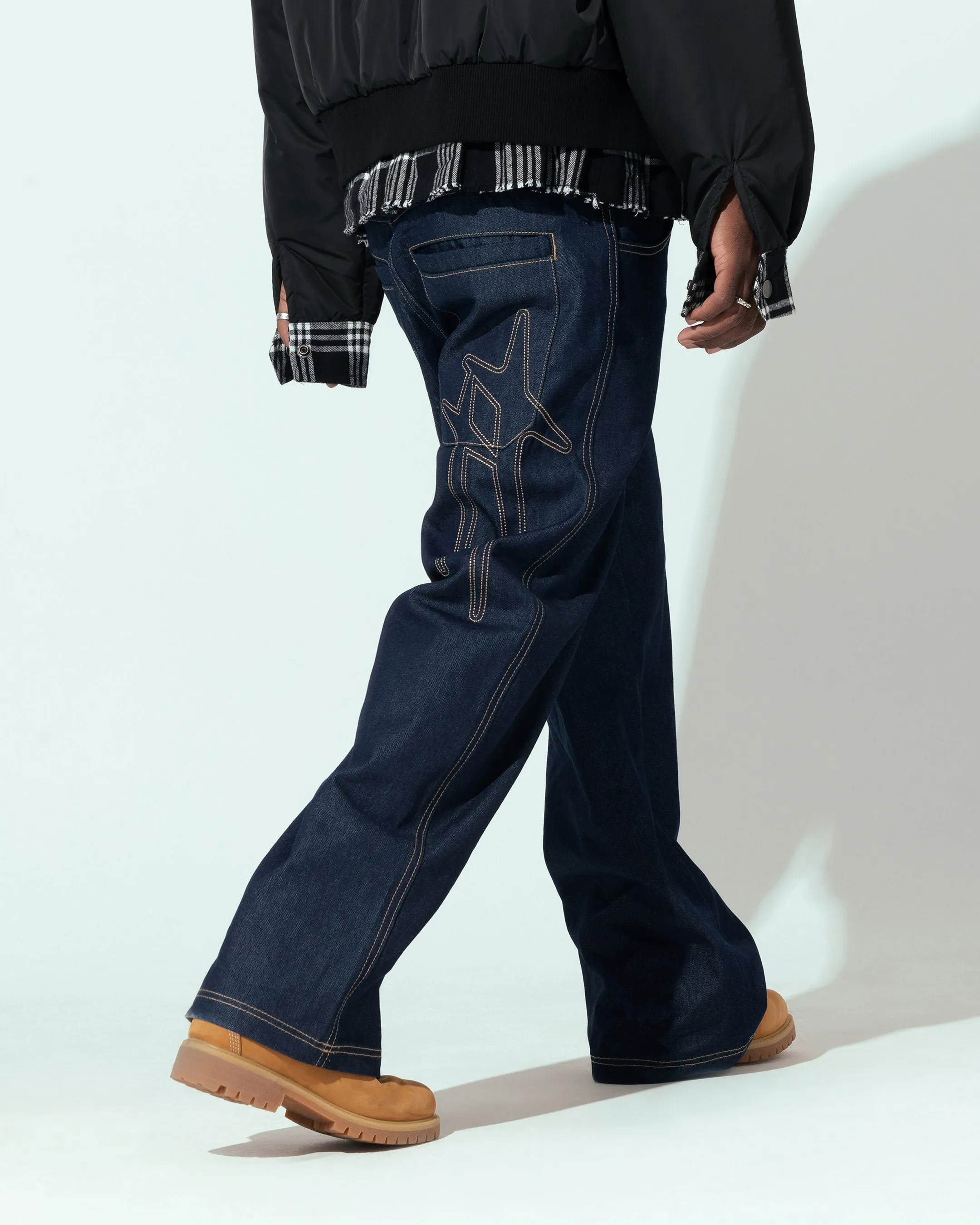 Everyday Ready Classic Outfit Loiter Star Born Jeans Raw Indigo