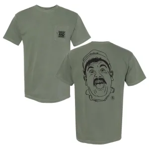Street Trend Look Stylish Wearable Oldie Bumpin and Grindin Pocket Tee