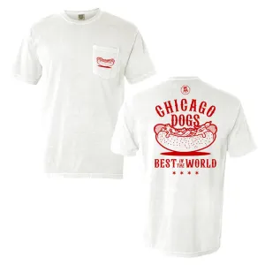 Chicago Dogs Pocket Tee Soft Comfort Wear Seasonal top