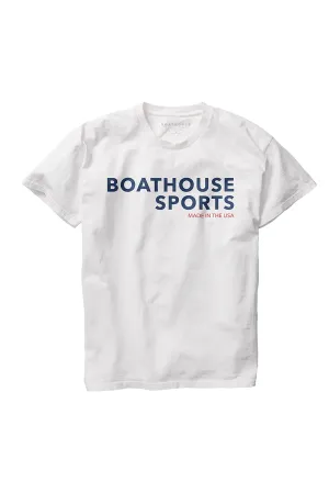 Sky Mood Minimal Mood Boathouse Made In The US Cotton Unisex T-Shirt