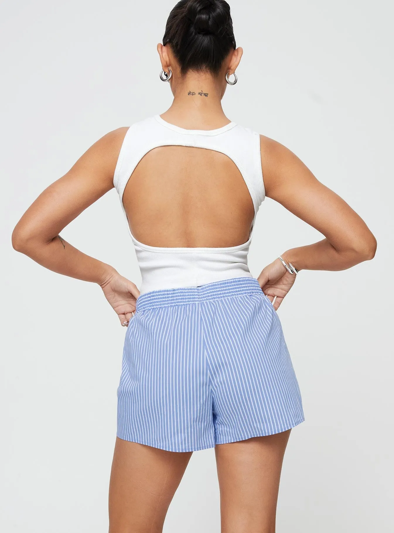 Modular Attachment System Cobain Shorts Blue Stripe