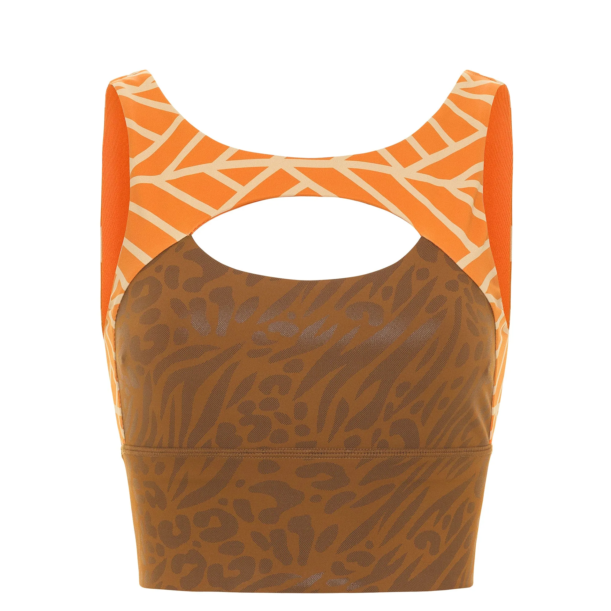 Cropped fit seams Trek of Life Long Sports Bra