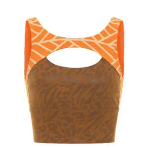 Cropped fit seams Trek of Life Long Sports Bra